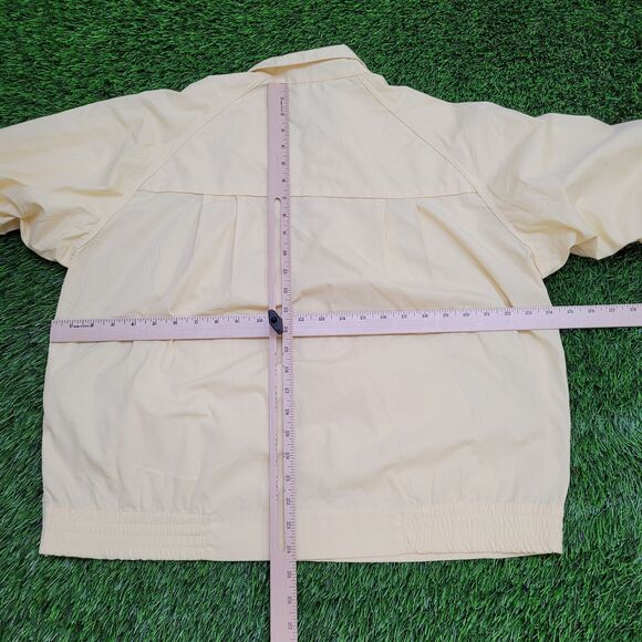 Vintage 80s Blouson Jacket Large 42 24x24 Yellow - Picture 5 of 11